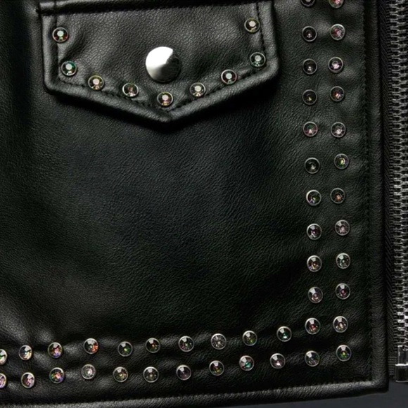 🖤 Zara Faux Leather Studded Jacket - Picture 13 of 13
